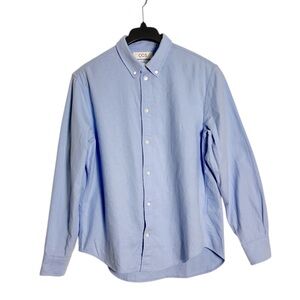 COS Brushed Cotton Button Front Shirt Size L